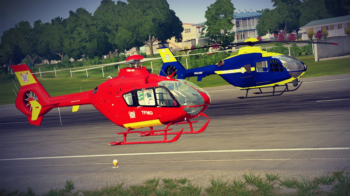 EC635 Helikopter - TFMD und POLICE